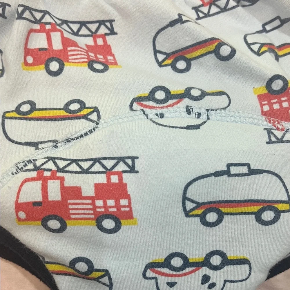 Colorful Dinosaur and Vehicle Print Kids Training Pants